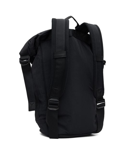 Y-3 Black Utility Backpack for men