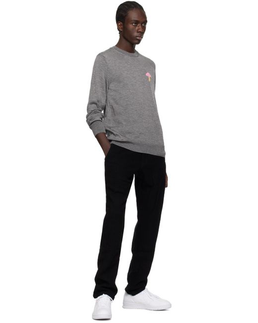 Comme des Garçons Black Comme Des Garçons Shirt Gray Brett Westfall Edition Sweater for men