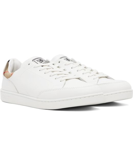 Burberry Black Leather Set Sneakers for men