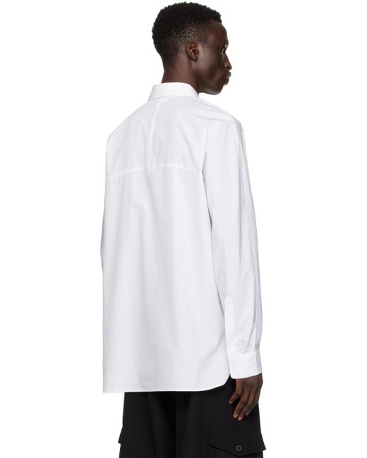 Chemise blanche à manches chauvesouris Dries Van Noten pour homme en coloris Black