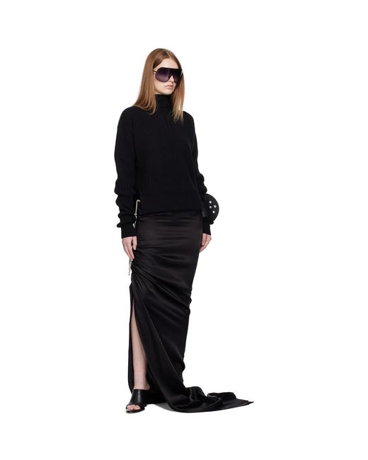 Rick Owens Black Concordians Edfu Maxi Skirt