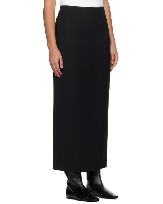 The Row Black Bartelle Maxi Skirt