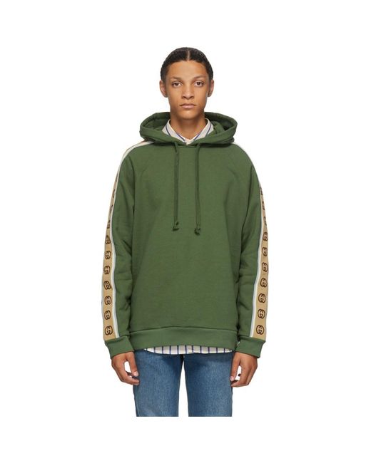 Gucci green sweatshirt hotsell