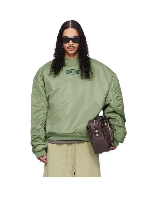Lu'u Dan Green Unibomber Sweatshirt for men