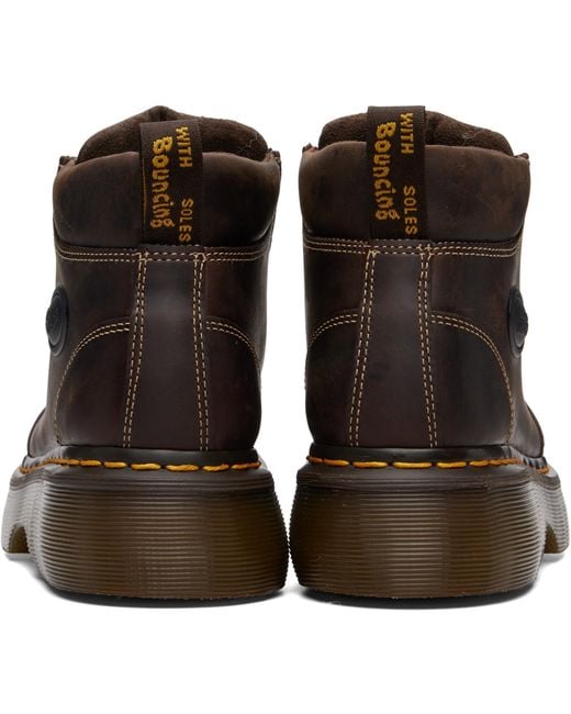 Dr. Martens Brown Buzz 6 Eye Boots