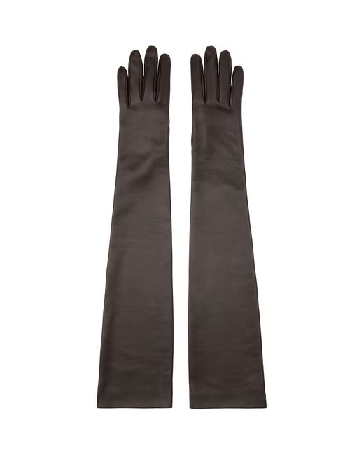 The Row Black Simon Gloves