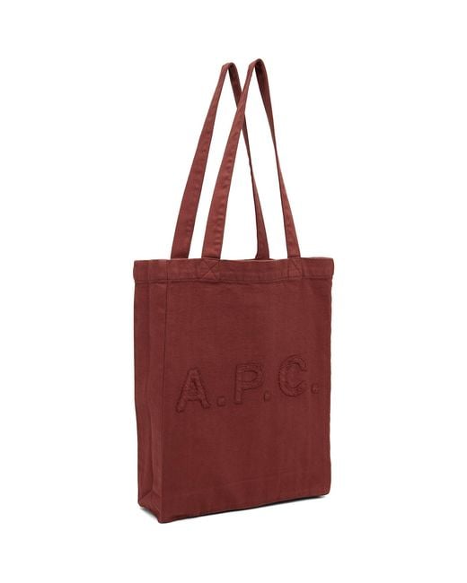 A.P.C. Red Lou Tote