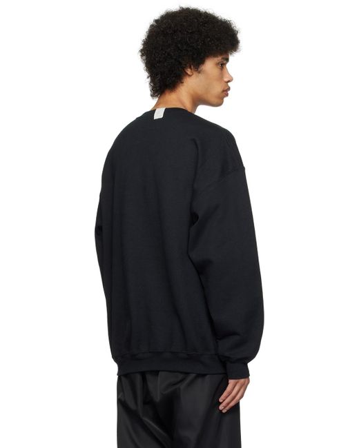 N. Hoolywood Black Patch Sweatshirt for men
