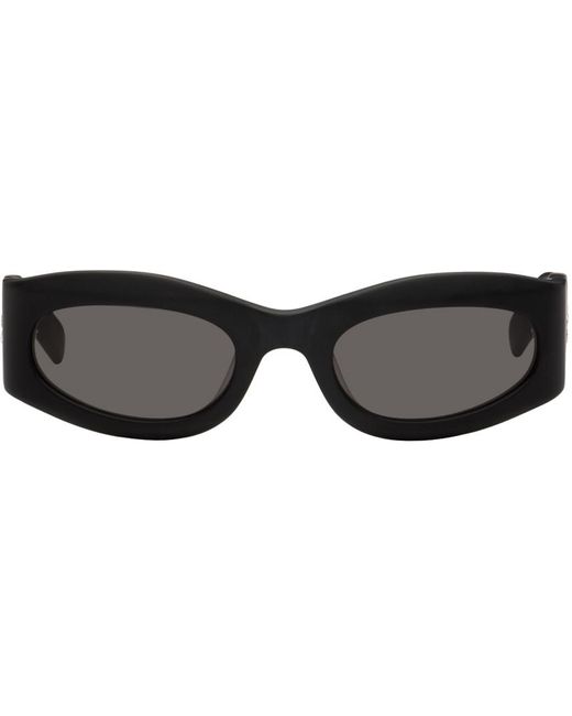 McQ Alexander McQueen Black Oval Sunglasses for men