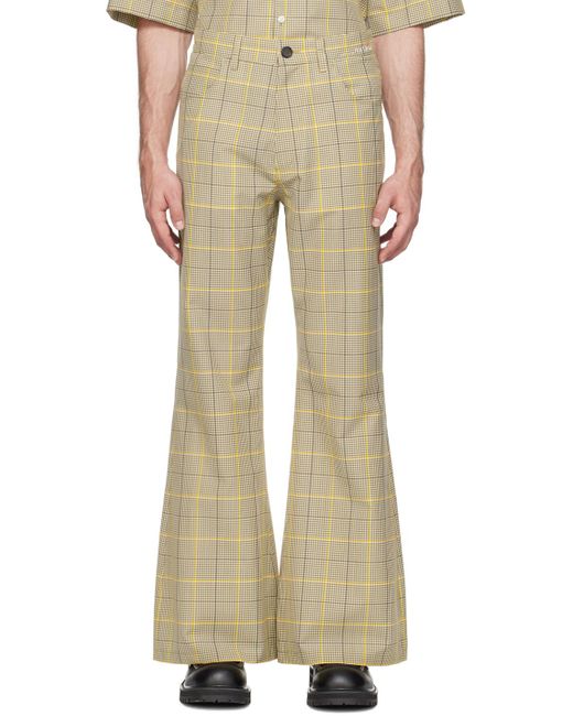 Pantalon kaki à carreaux Marni pour homme en coloris Natural