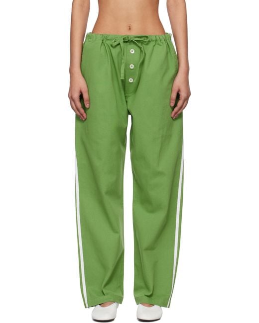 Bode Green Italia Trousers