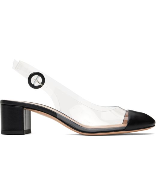 Gianvito Rossi ブラック Nappa Soft Glass ヒール Black