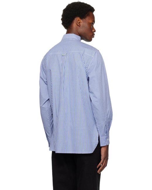 Pop Trading Co. Blue Checked Shirt for men