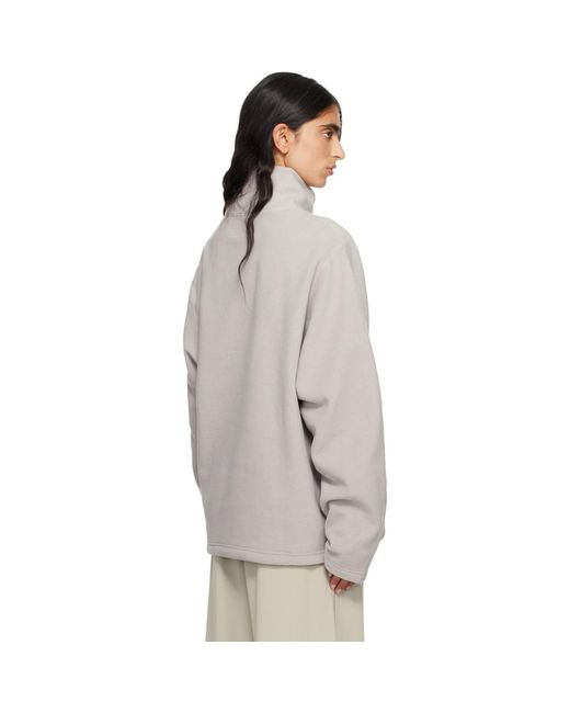 MM6 by Maison Margiela Gray Salomon Edition Pile Turtleneck