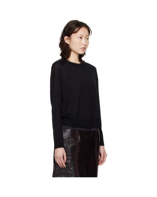 Loulou de Saison Black Kita Cardigan