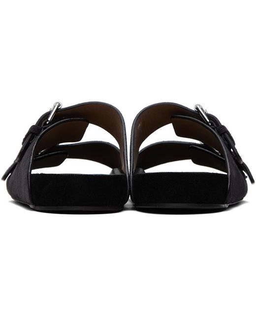 Isabel Marant Black Lekson Sandals for men