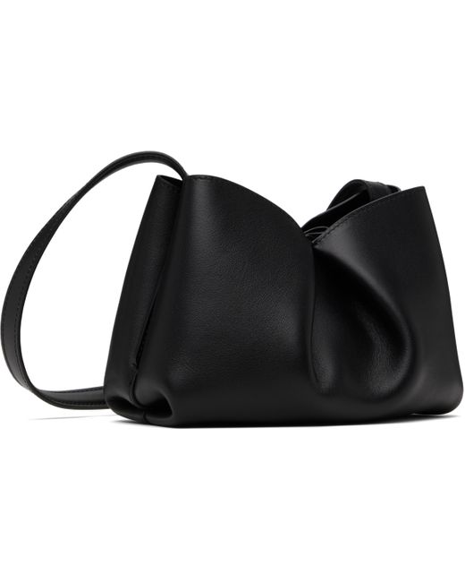Rag & Bone Black Bloom Small Calf Leather Crossbody Bag