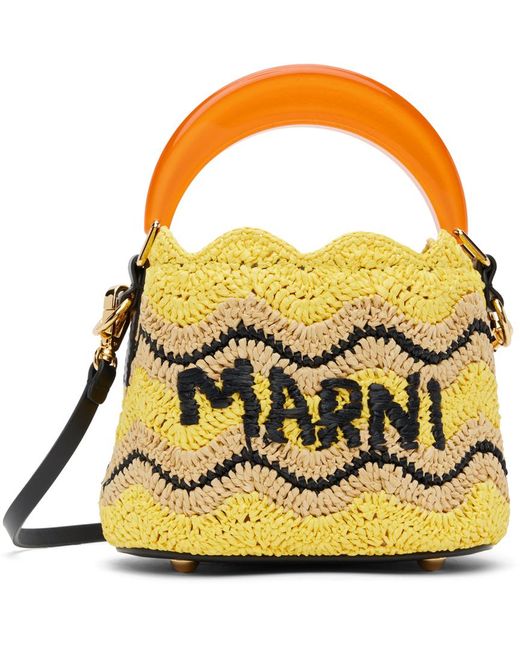 Marni Yellow No Vacancy Inn Edition Mini Venice Bag