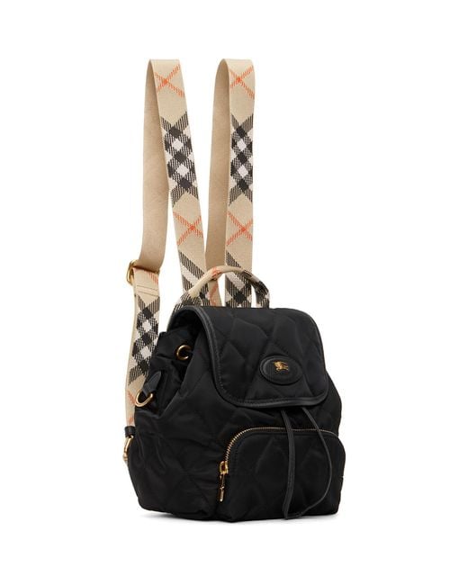 Burberry Black Mini Horseshoe Backpack​