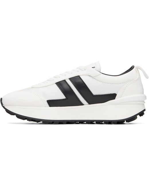 Lanvin Black Nylon Bumpr Sneakers for men