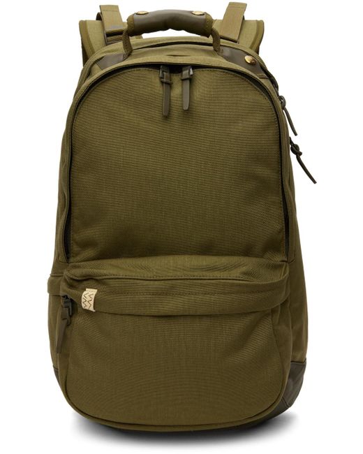 Visvim Green Khaki Cordura 22l Backpack for men
