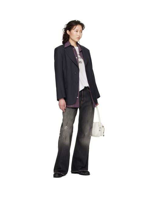 Acne Black 2021F Regular Fit Jeans