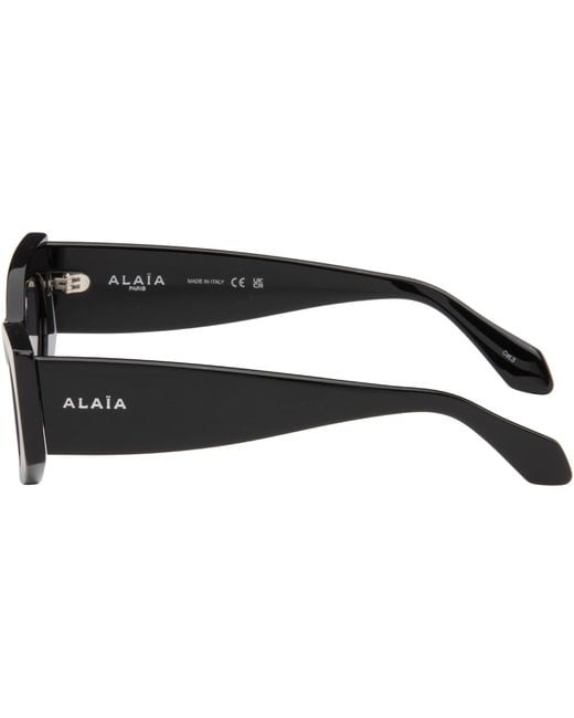 Alaïa Gray Cat Eye Sunglasses