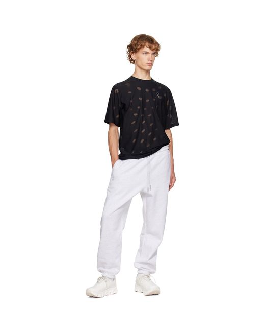 On Shoes Black Zero-T Breathe Running T-Shirt for men