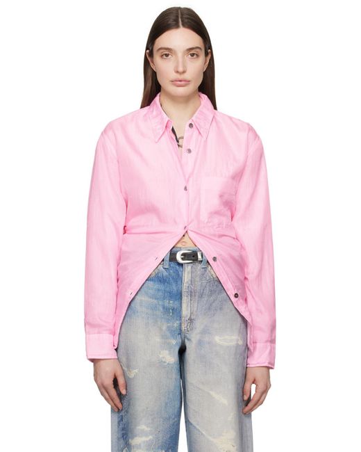Our Legacy Pink Apron Shirt