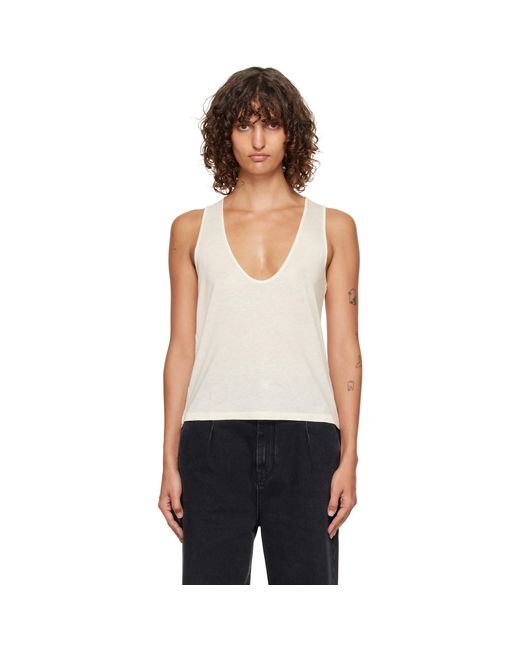 Loulou de Saison White Off- Albia Lds Jersey Tank Top
