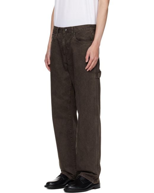 vowels Black Painter Jeans for men