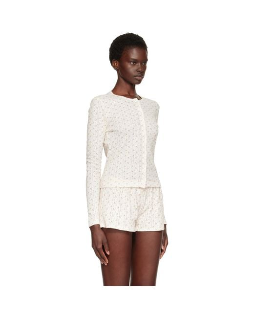 Cou Cou White Off- 'The Cardigan' Cardigan