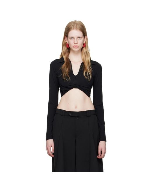 Beaufille Black Coma Blouse