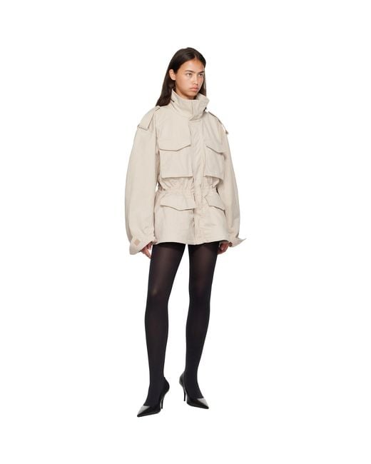 Balenciaga Natural Hourglass Parka