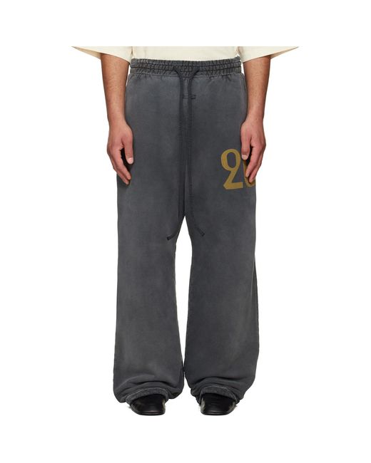 Fear Of God Black '26' Wide Leg Sweatpants for men