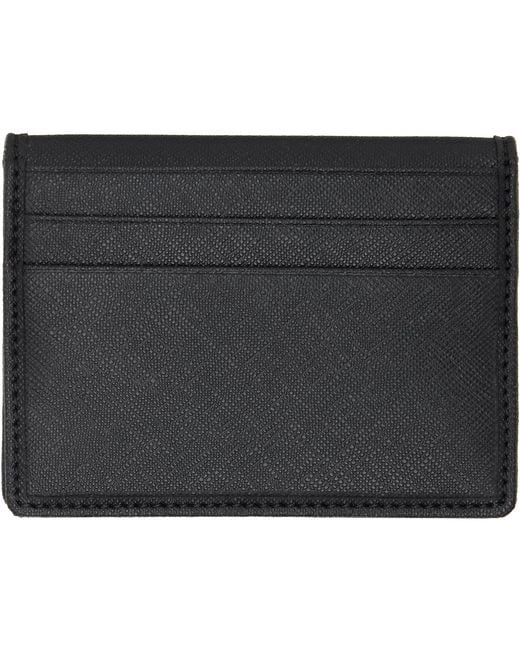 Vivienne Westwood Black Bifold Card Holder for men