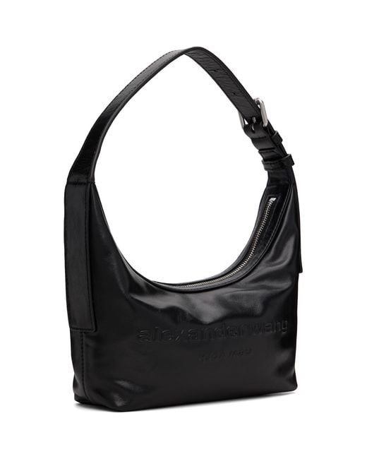 Alexander Wang Black Punch Small Shoulder Bag