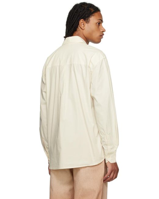 Our Legacy Natural Off-white Above Shirt for men