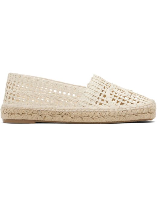 Weekend by Maxmara Black Off- Raffia-Effect Espadrilles