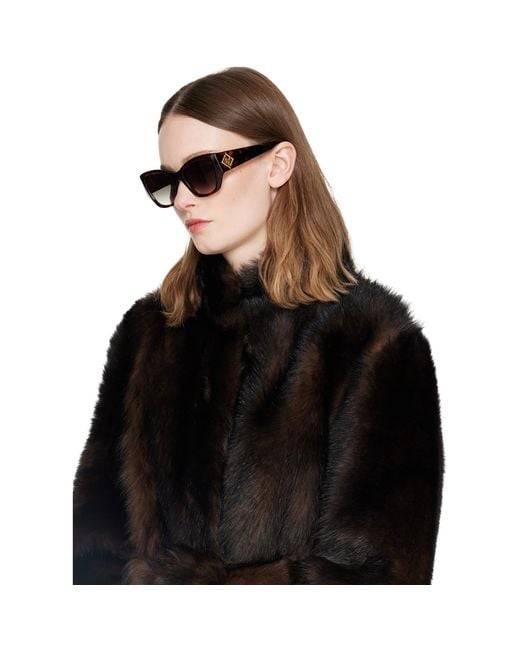 Fendi Brown Ff Diamonds Sunglasses