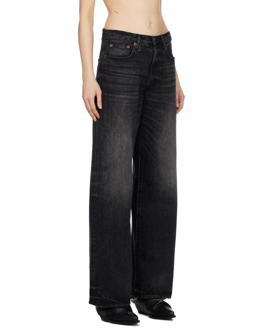 R13 Black D'arcy Loose Jeans