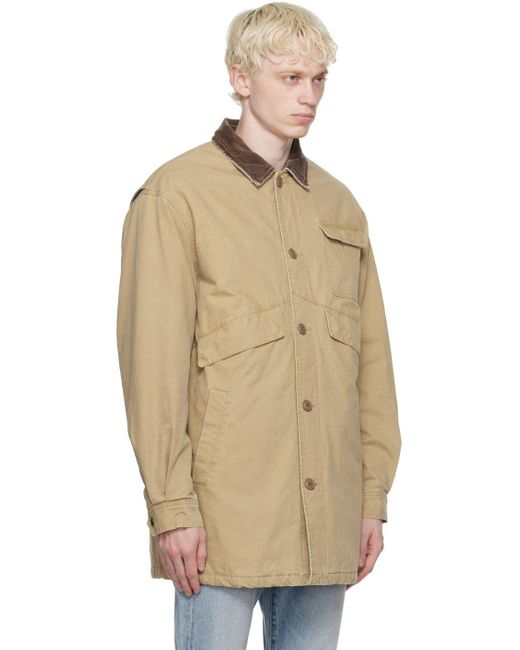 John Elliott Beige Hunting Field Jacket in Natural for Men | Lyst