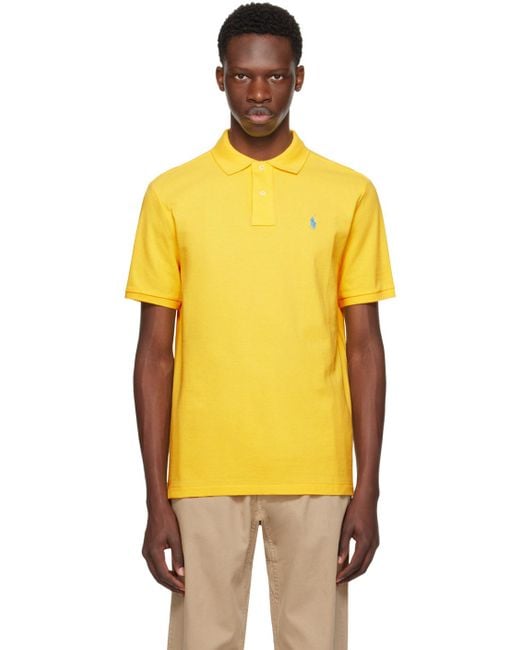 Polo the iconic jaune Polo Ralph Lauren pour homme en coloris Orange Lyst