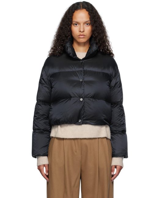 Max Mara ネイビー Ti ダウンジャケット Black