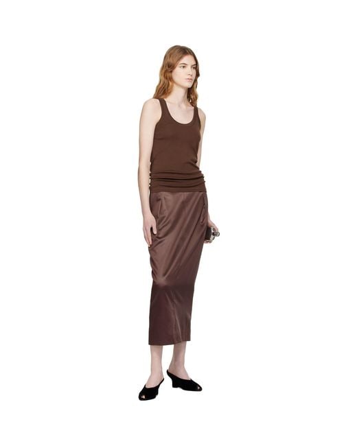 Lanvin Multicolor Straight Maxi Skirt