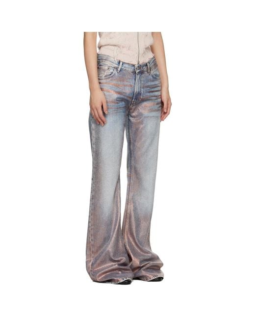 Acne White Fitted 2025F Jeans