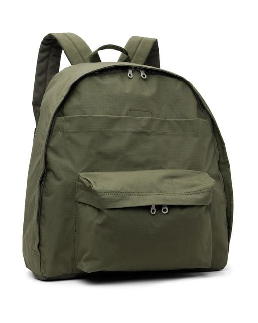 Nanamica Green Khaki Day Pack Backpack for men