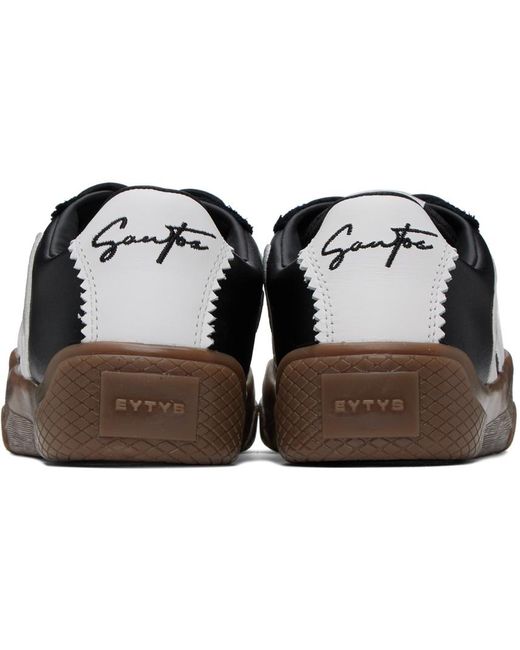 Eytys Black & White Santos Sneakers for men