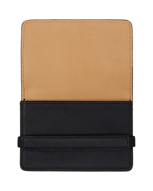 Common Projects Black Accordion Wallet for men