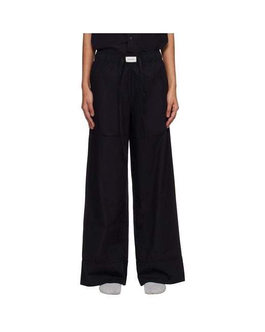 Entire studios Black Pajama Lounge Pants
